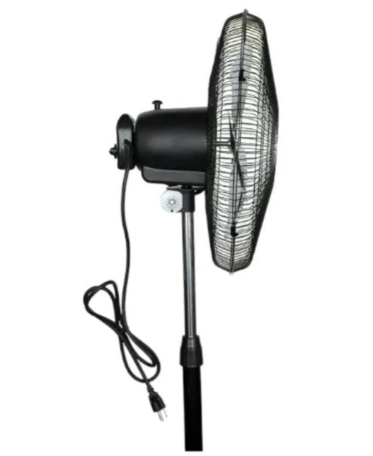 KIT Colchon Matrimonial Alta Densidad Hipoalergenico Antiacaros KingsHouse + Ventilador De Pedestal TecnoVent de 20 Pulgadas