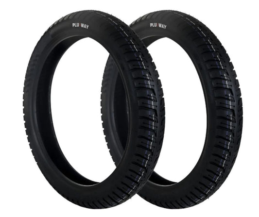 Llanta para Moto 90/90-17 PLUSWAY 56P 8PR PLWA797 TL Paquete de 2