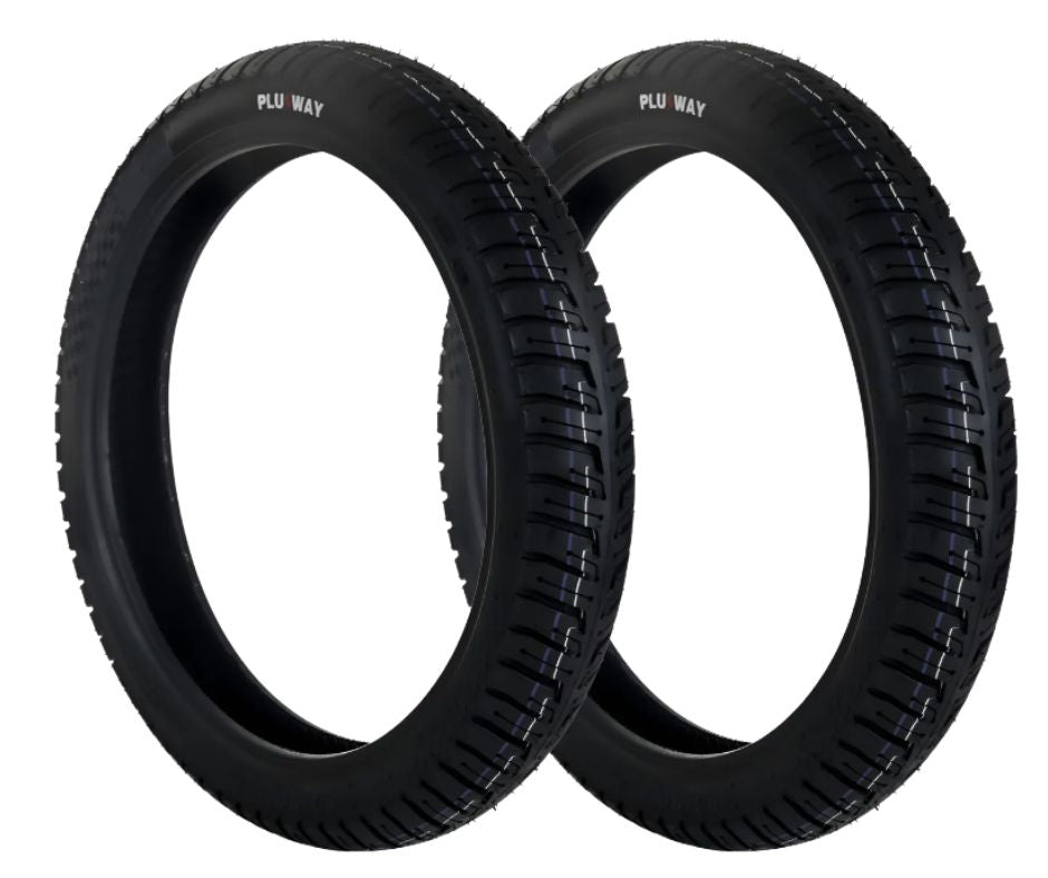 Llanta para Moto 90/90-18 PLUSWAY 57P 8PR PLWA797 TL Paquete de 2