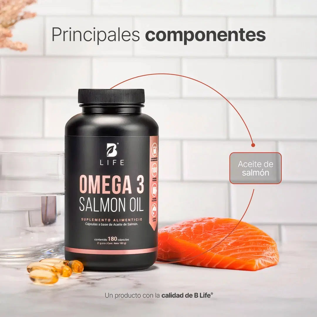Omega 3 de Salmón Blife 180 Cápsulas - Paquete de 2