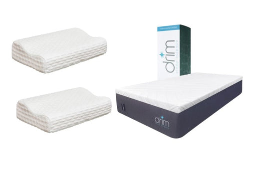 COMBO Colchón King Size Memory Foam 4 Capas + Almohada Cervical Memory