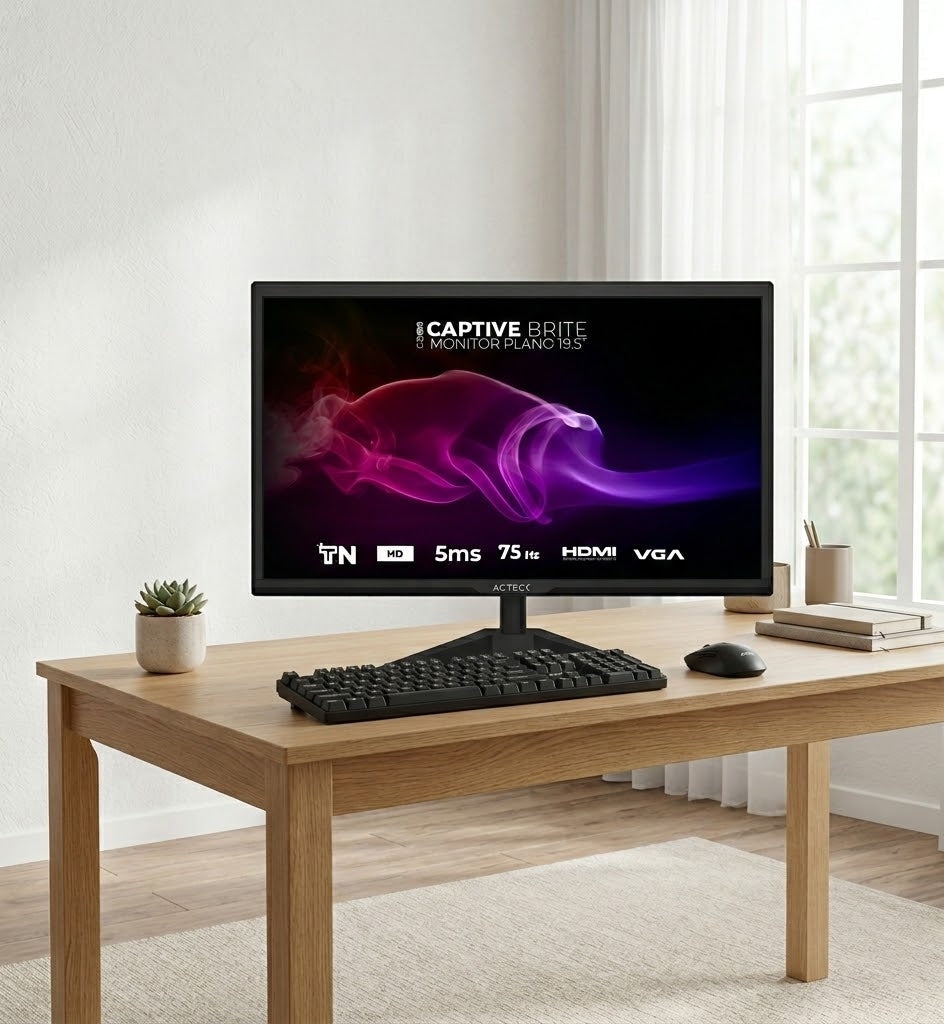 Combo Laptop GHIA Libero 14” + Monitor Acteck 19.5”