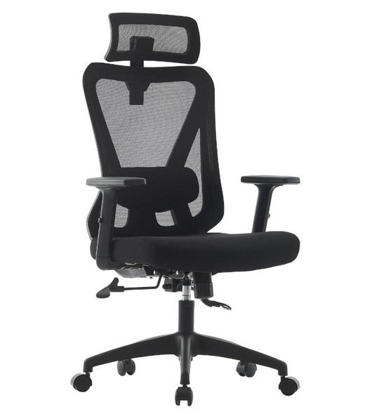 Silla de Oficina Ergonómica Reclinable con Cabecera