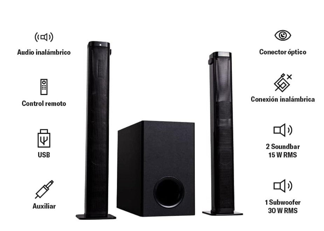 Combo TV Con Barra De Sonido