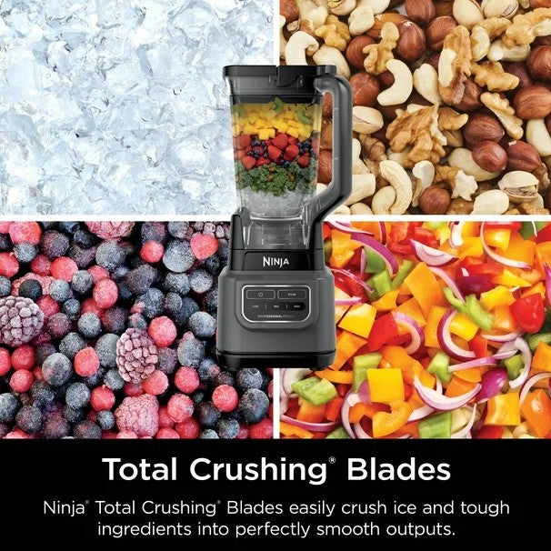Licuadora Ninja Clásica 1000 Vatios, Baja, Media, Alta Velocidad, 72 Oz