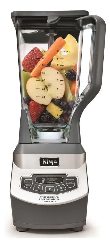 Licuadora Ninja Profesional 2.1 L | 1100 W | 3 Velocidades | Vasos To-Go