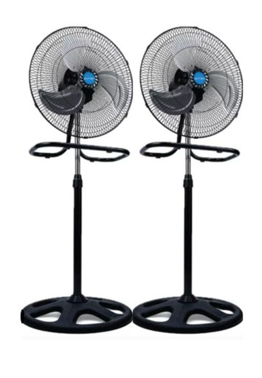 Pack de 2 Ventiladores De Pedestal ANTEK 95W18 Pulgadas 3 En 1