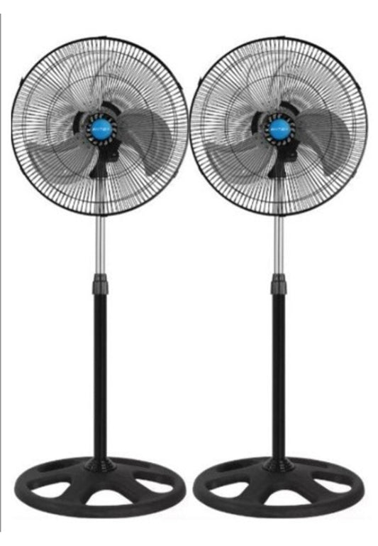 Pack de 2 Ventiladores De Pedestal ANTEK  85W 18 Pulgadas 3 En 1
