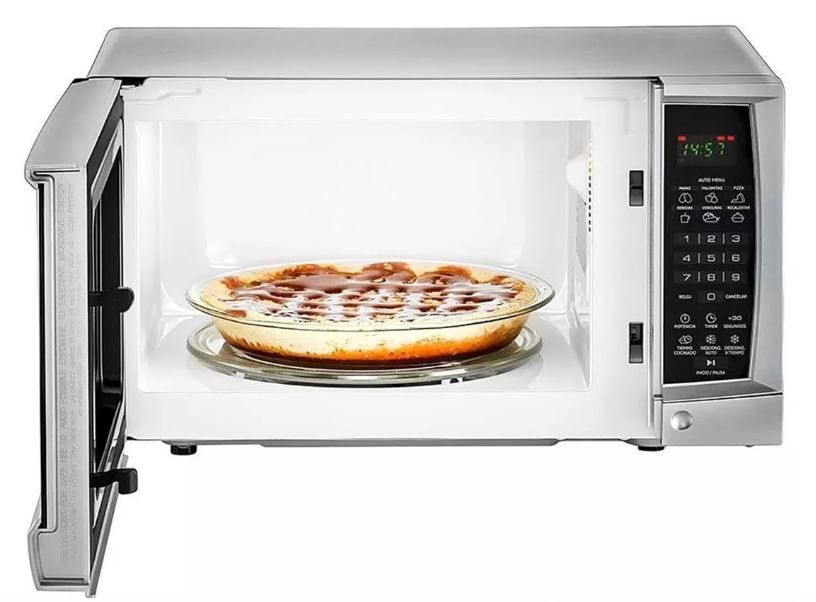 Horno de Microondas 0.7 Plata y Negro GE Appliances
