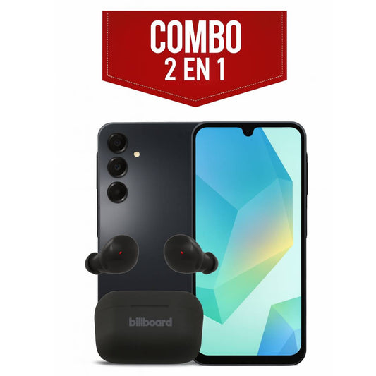 Teléfono Celular Samsung A16 6.7 Dual SIM Con Audífonos Inalámbricos Billboard Soul track