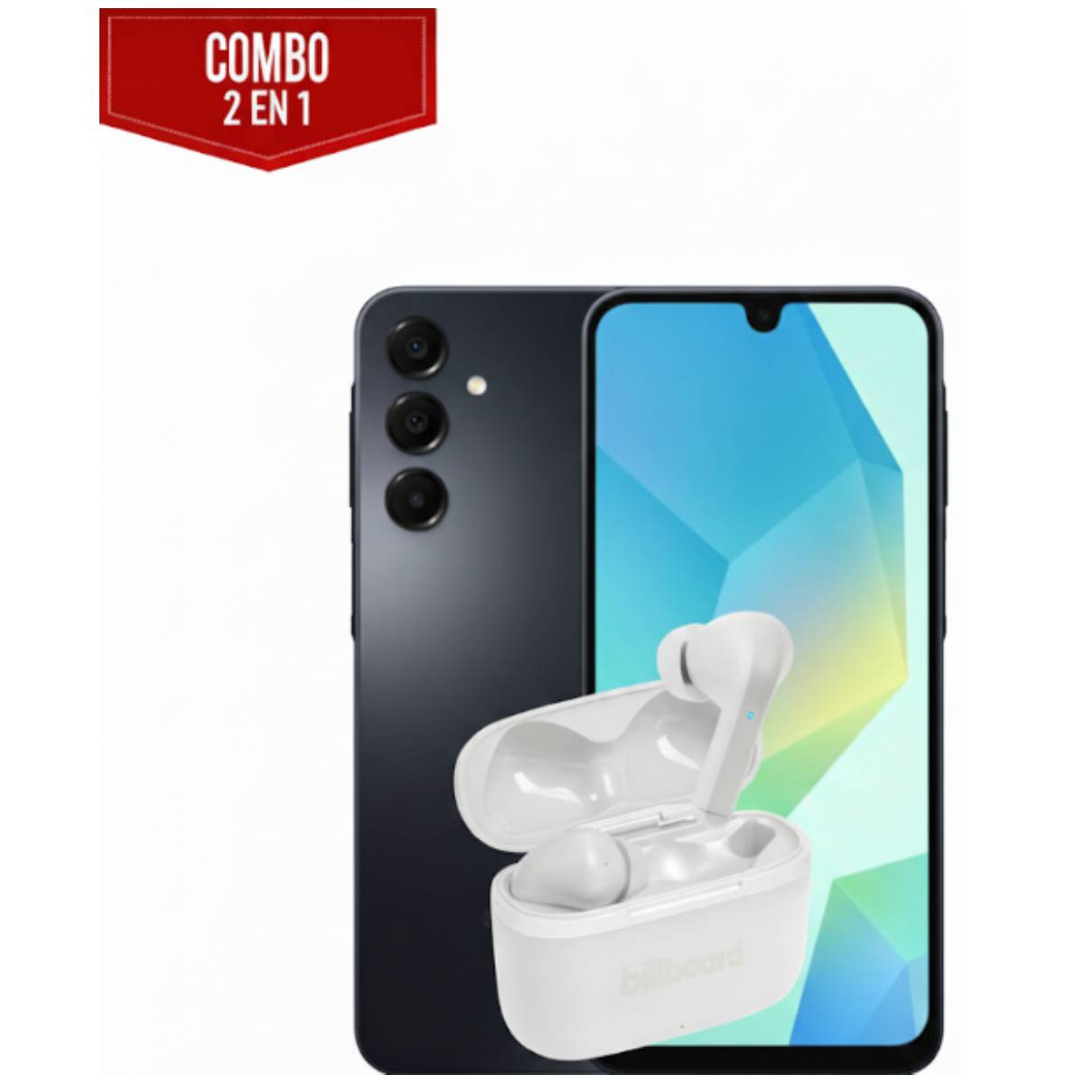 Celular Samsung A16 4 GB RAM 6.7 Dual SIM Con Audífonos Inalámbricos Billboard