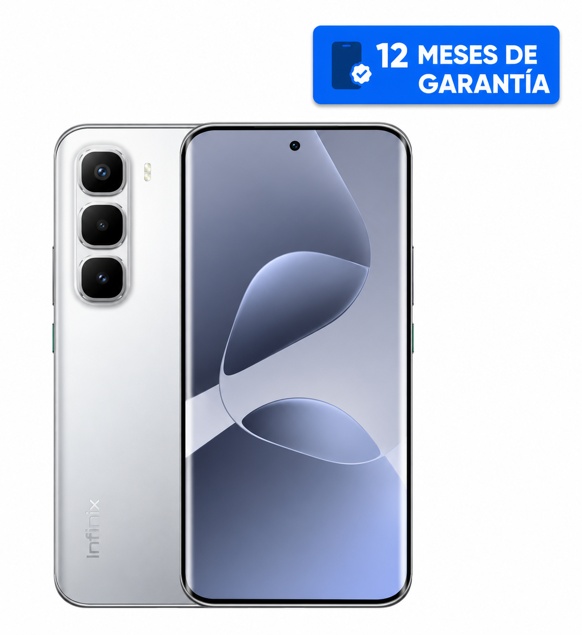 Teléfono Celular Smartphone Infinix HOT 60 Pro Plus 4G, 16GB RAM (8+8 Virtual) 256GB Color Plata