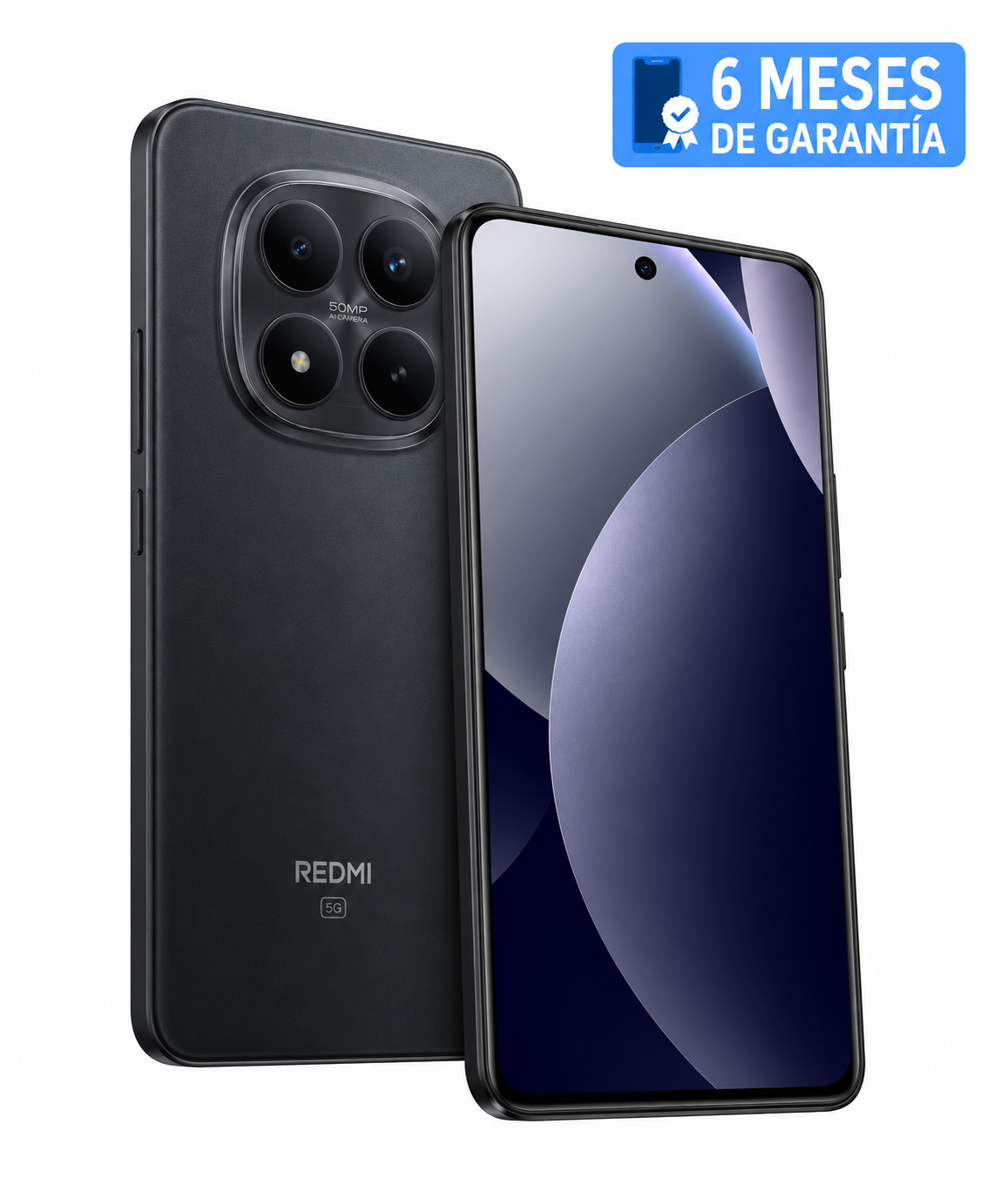Teléfono Celular Smartphone Xiaomi Redmi Note 15 Pro 5G, 8 GB RAM, 256 GB Color Negro