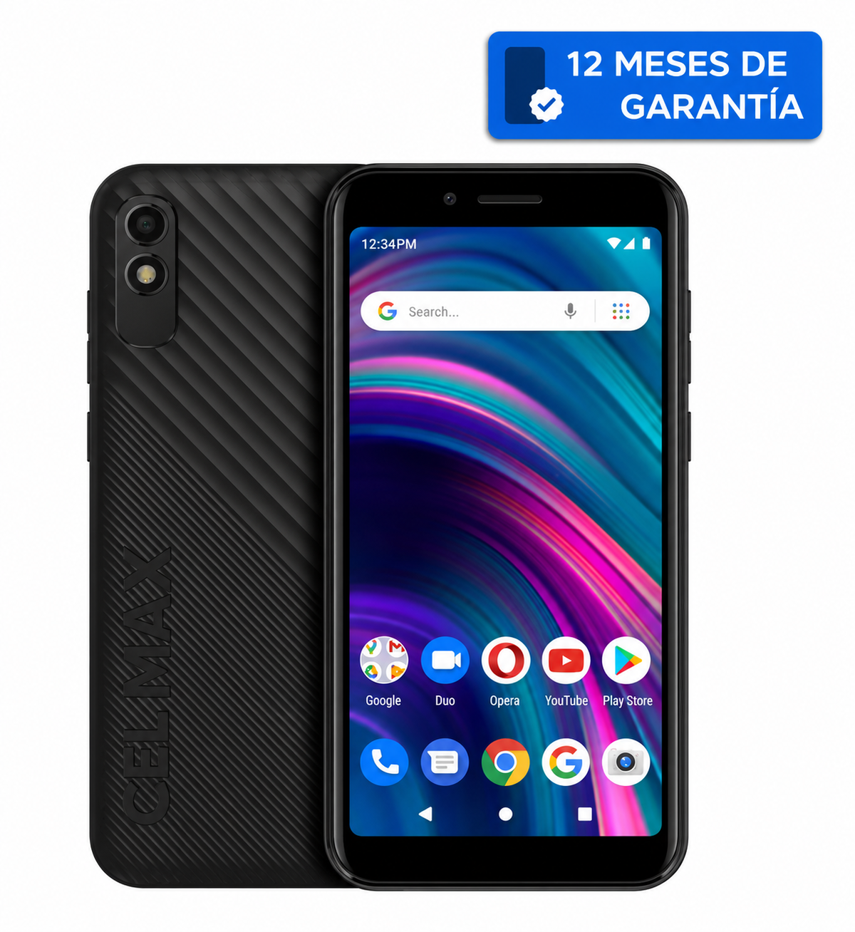 Teléfono Celular Smartphone BLU C5L MAX, 1 GB RAM, 16 GB Negro