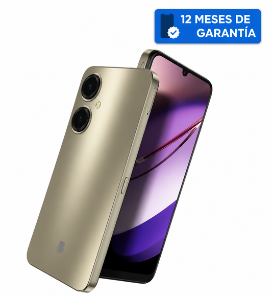Teléfono Celular Smartphone BLU G64, 14 RAM (4 GB RAM + 10 GB RAM Virtual), 256 GB Dorado