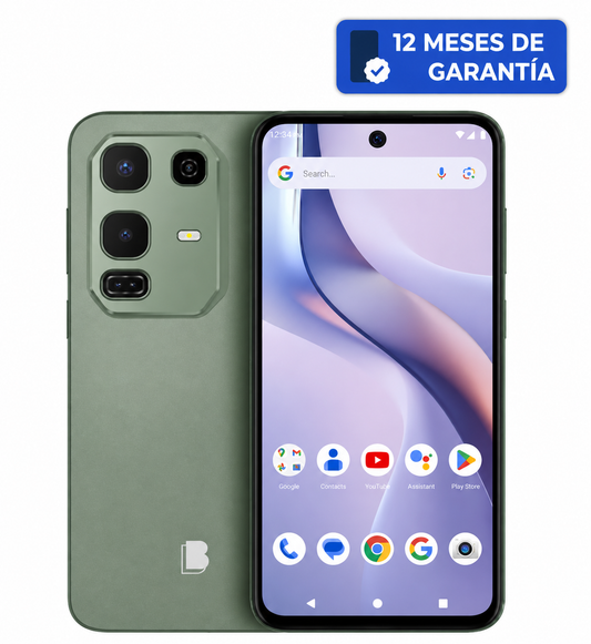 Teléfono Celular Smartphone BLU G45, 12 RAM (4GB RAM + 8 GB RAM Virtual), 128 GB Verde