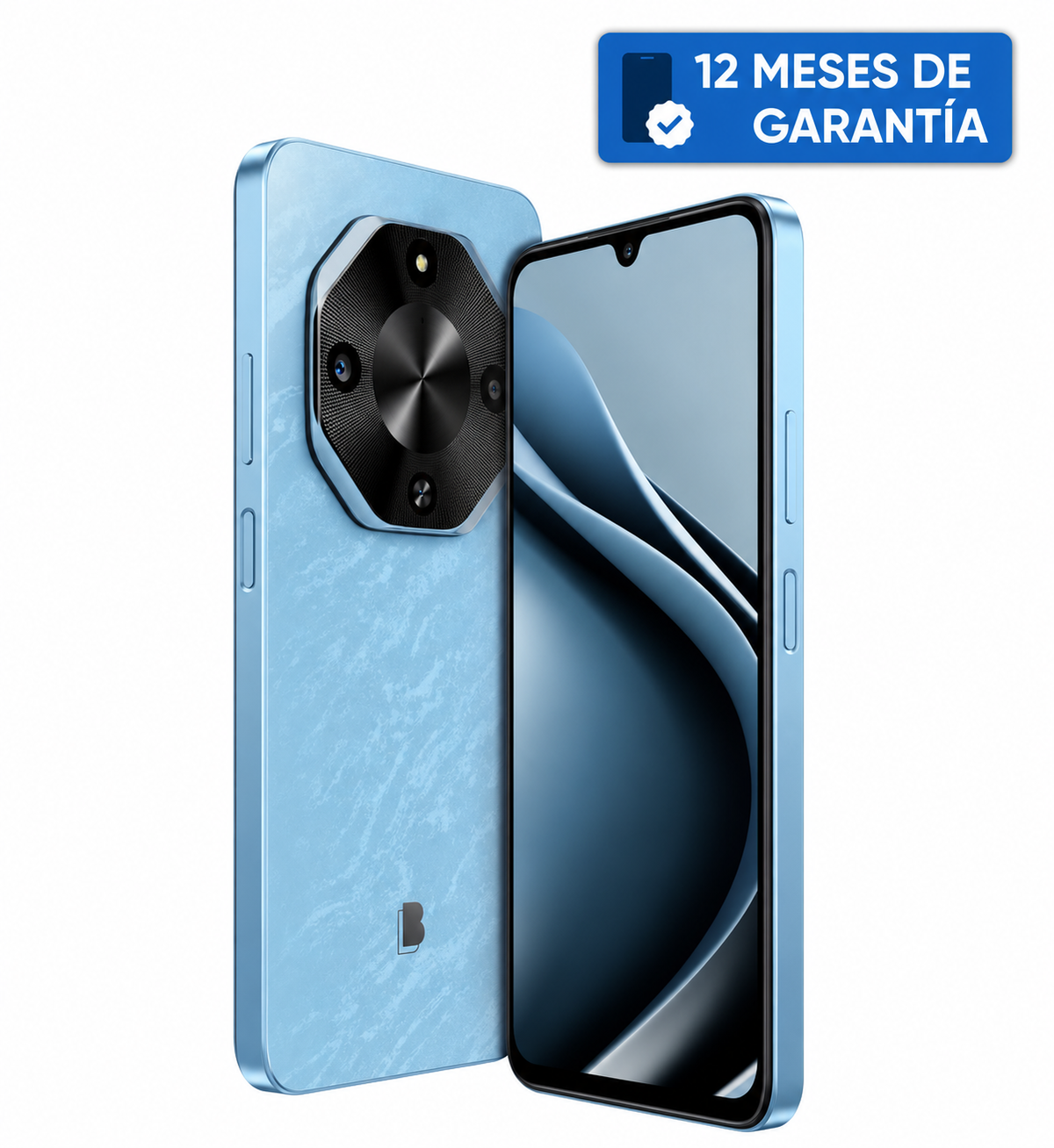 Teléfono Celular Smartphone BLU G75, 14 RAM (4 GB RAM + 10 GB RAM Virtual), 256 GB Azul