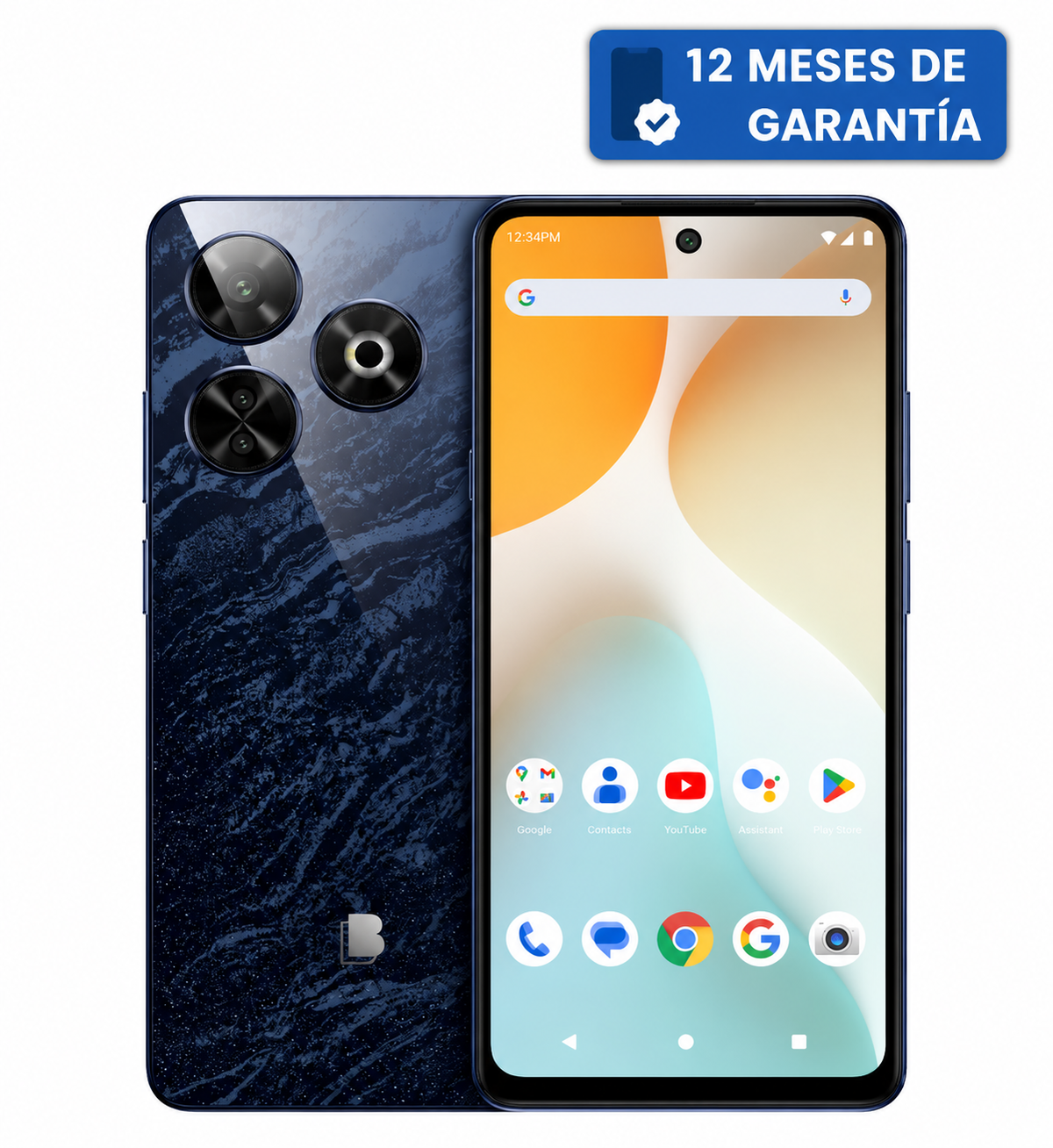 Teléfono Celular Smartphone BLU G84, 24 RAM (8 GB RAM + 16 GB RAM Virtual), 256 GB Azul