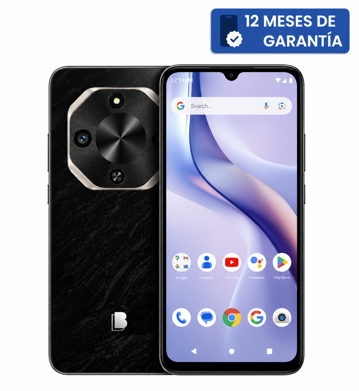 Teléfono Celular Smartphone BLU G75, 14 RAM (4 GB RAM + 10 GB RAM Virtual), 256 GB Negro