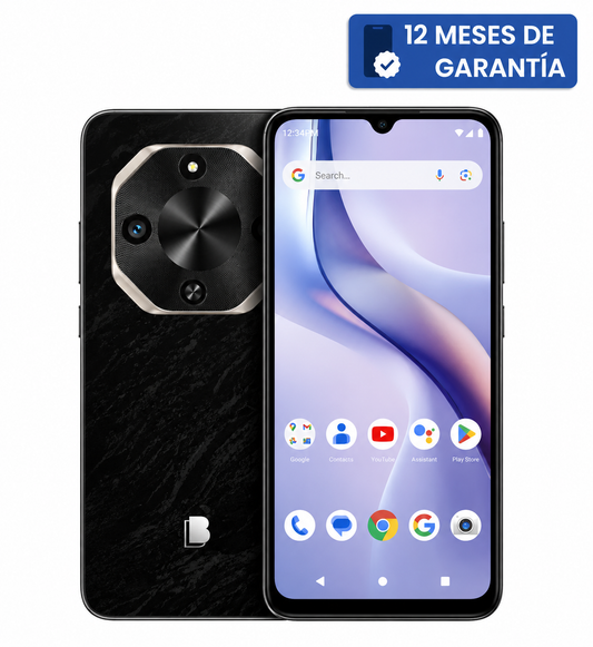 Teléfono Celular Smartphone BLU G75, 14 RAM (4 GB RAM + 10 GB RAM Virtual), 256 GB Negro