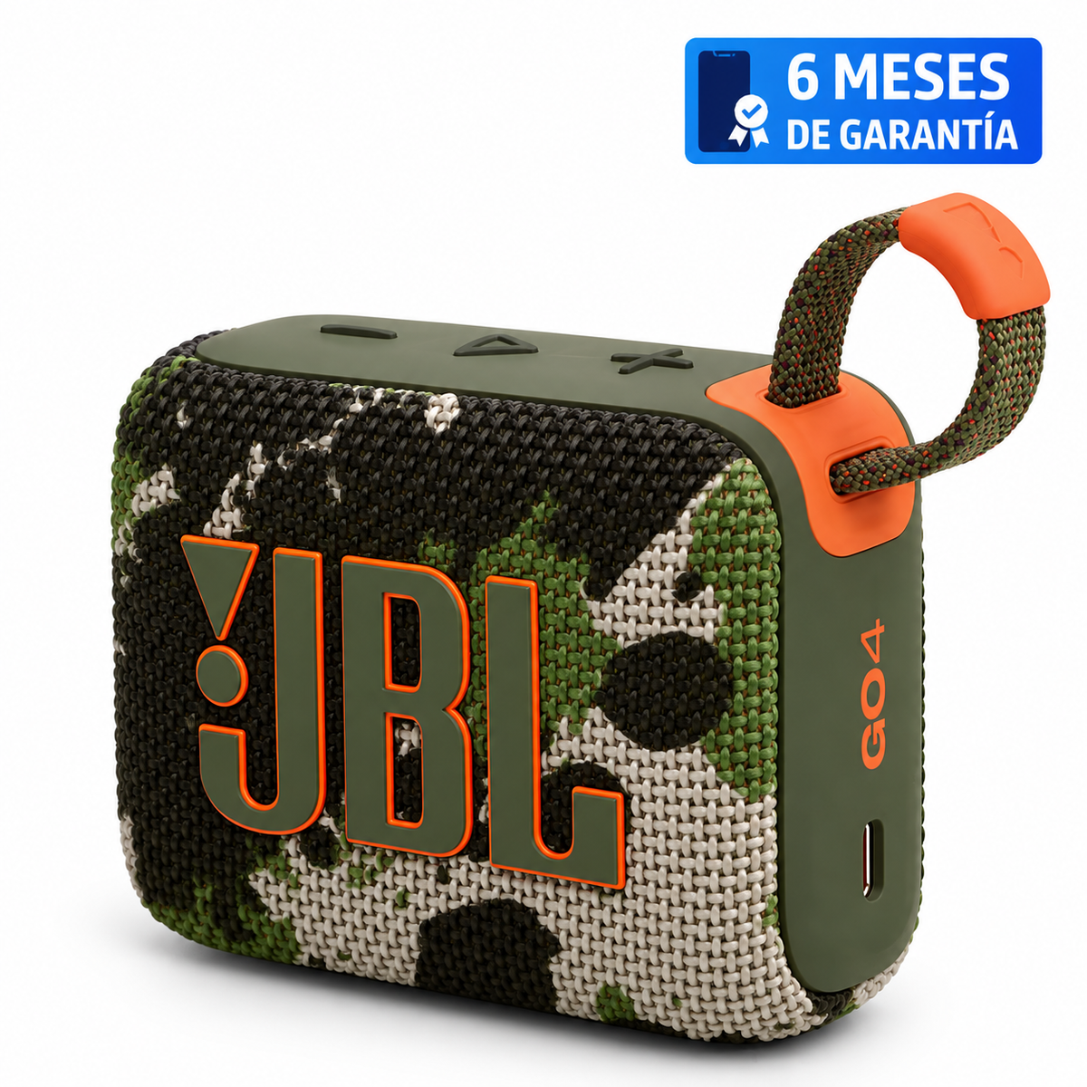 Bocina Portátil Bluetooth JBL Go 4 en color Verde