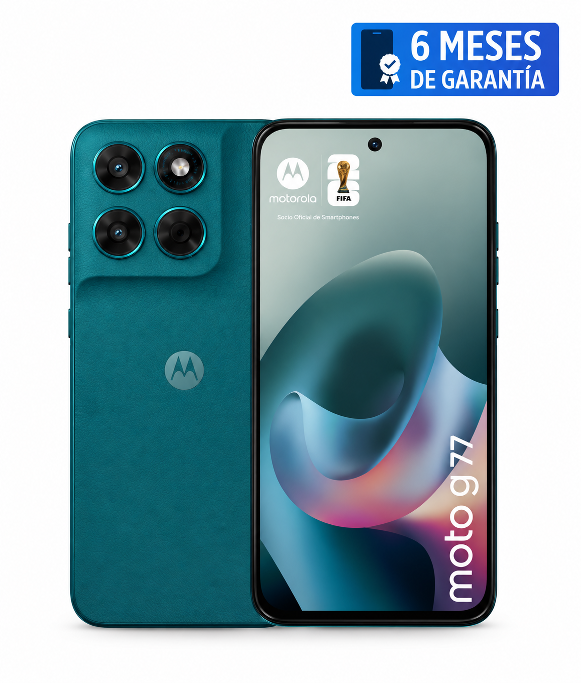 Teléfono Celular Smartphone Motorola Moto G77 5G, 8GB RAM 256GB Color Verde