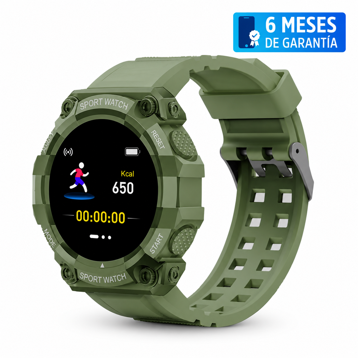 Smartwatch deportivo color Verde
