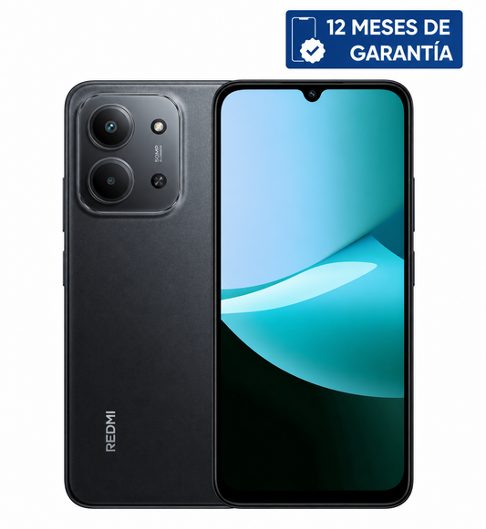 Teléfono Celular Smartphone Xiaomi Redmi 15C, 4 GB RAM, 128 GB Color Negro