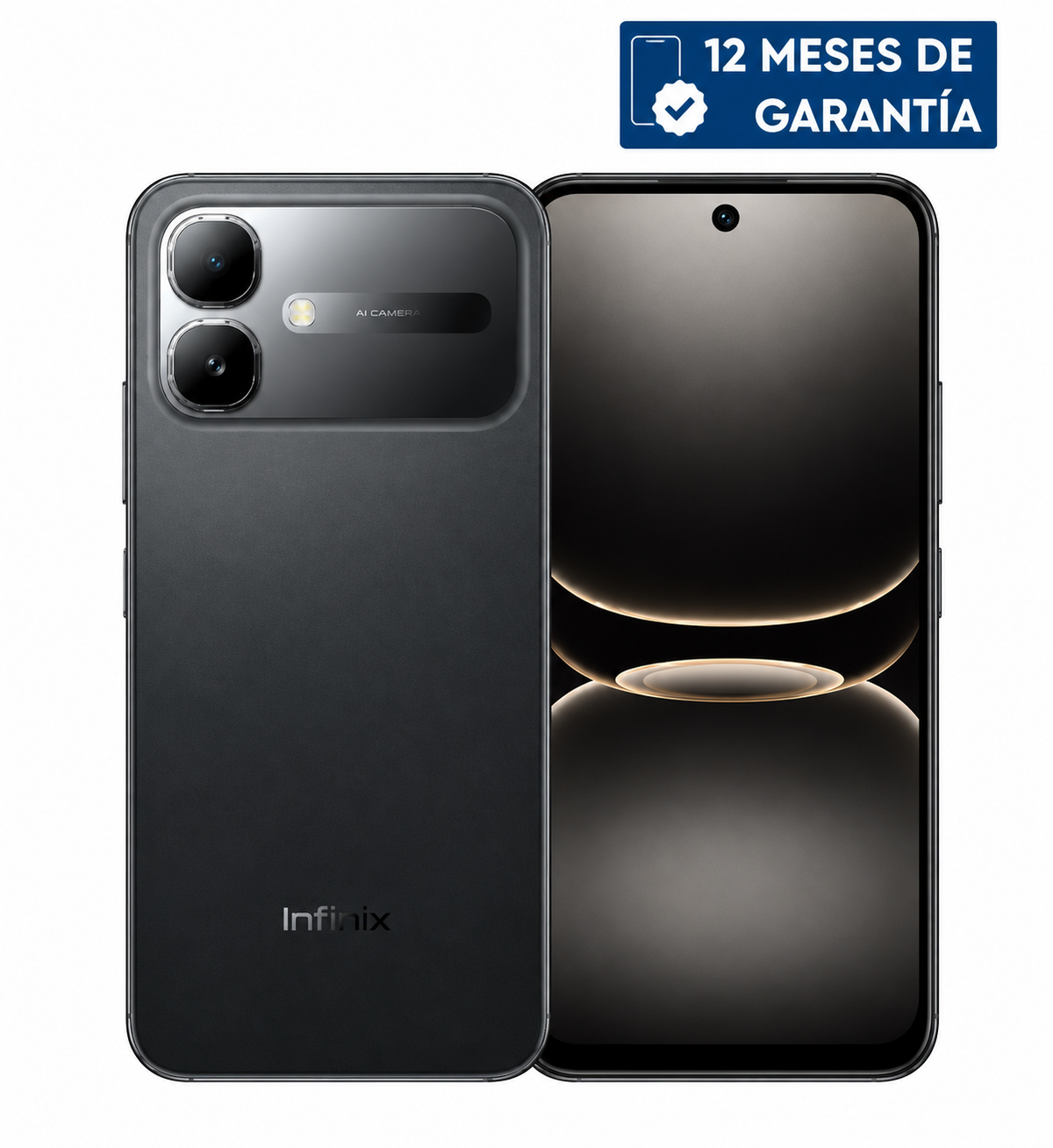 Teléfono Celular Smartphone Infinix SMART 20 4G, 8GB RAM (4+4 Virtual) 64GB Color Negro