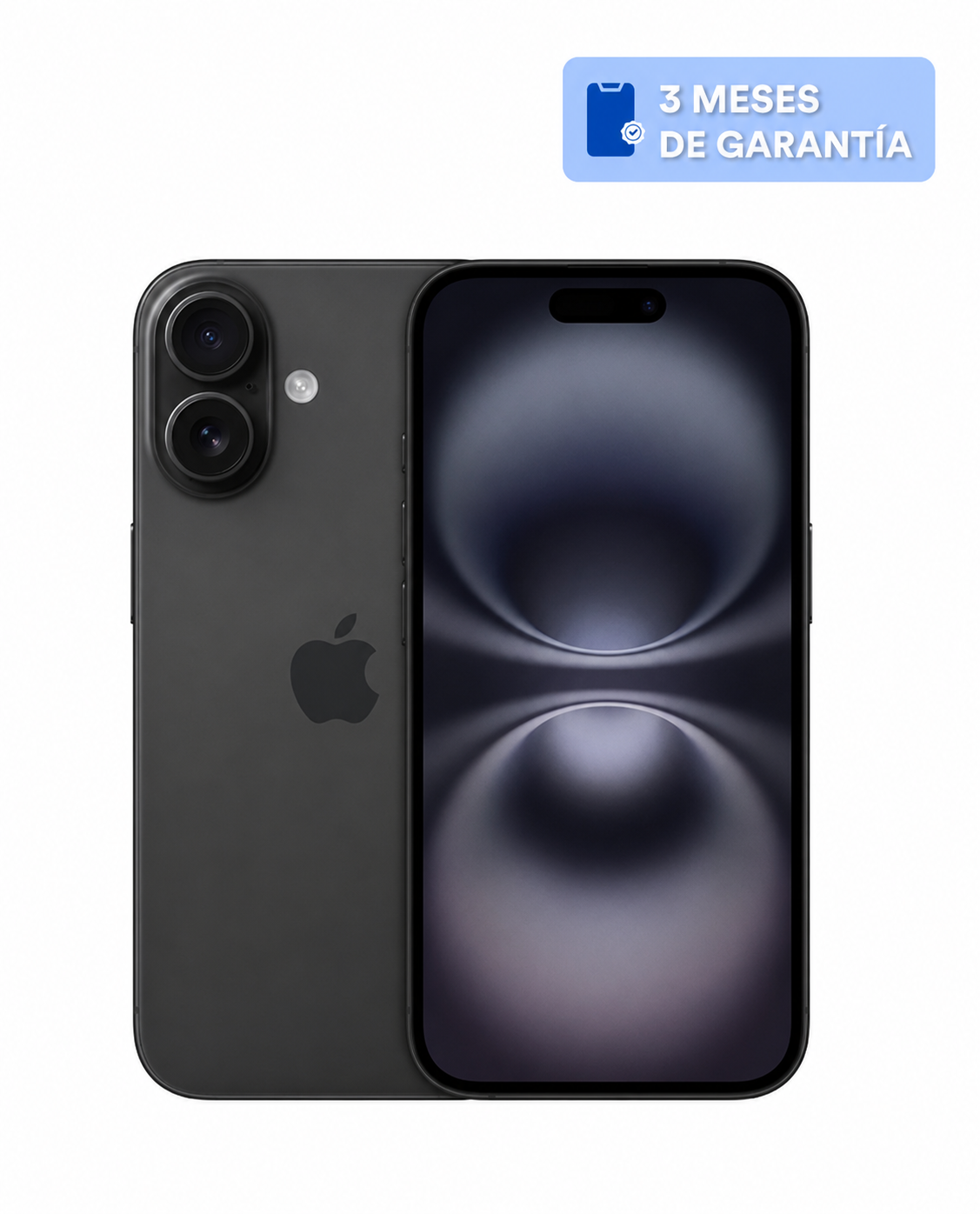 Celular reacondicionado Apple iPhone 16 128 GB Negro Grado A e-sim