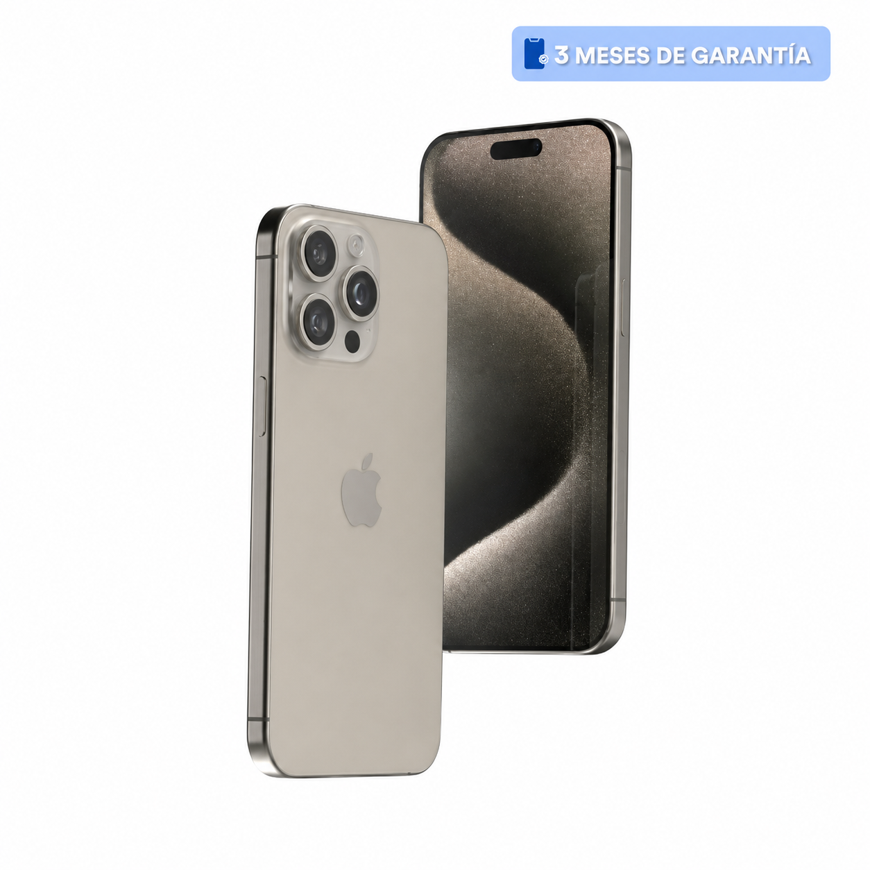 Celular reacondicionado Apple iPhone 15 Pro 128 GB Natural Grado A e-sim