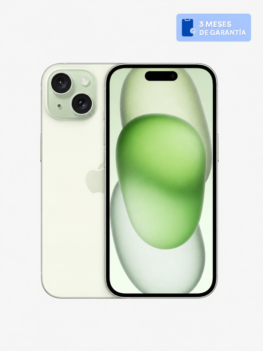Celular reacondicionado Apple iPhone 15 Plus 128 GB Verde Grado A e-sim