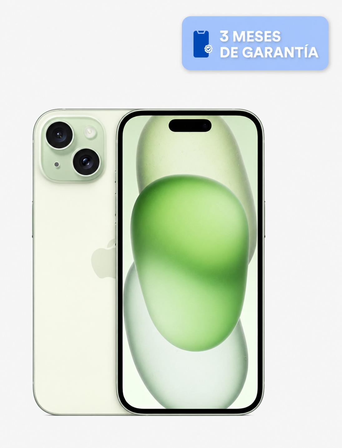 Celular reacondicionado Apple iPhone 15 128 GB Verde Grado A e-sim