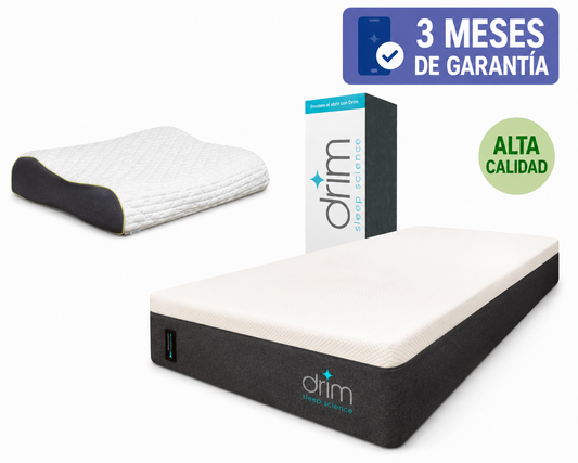 COMBO Colchón Individual Memory GEL + Almohada Cervical Fresh GEL