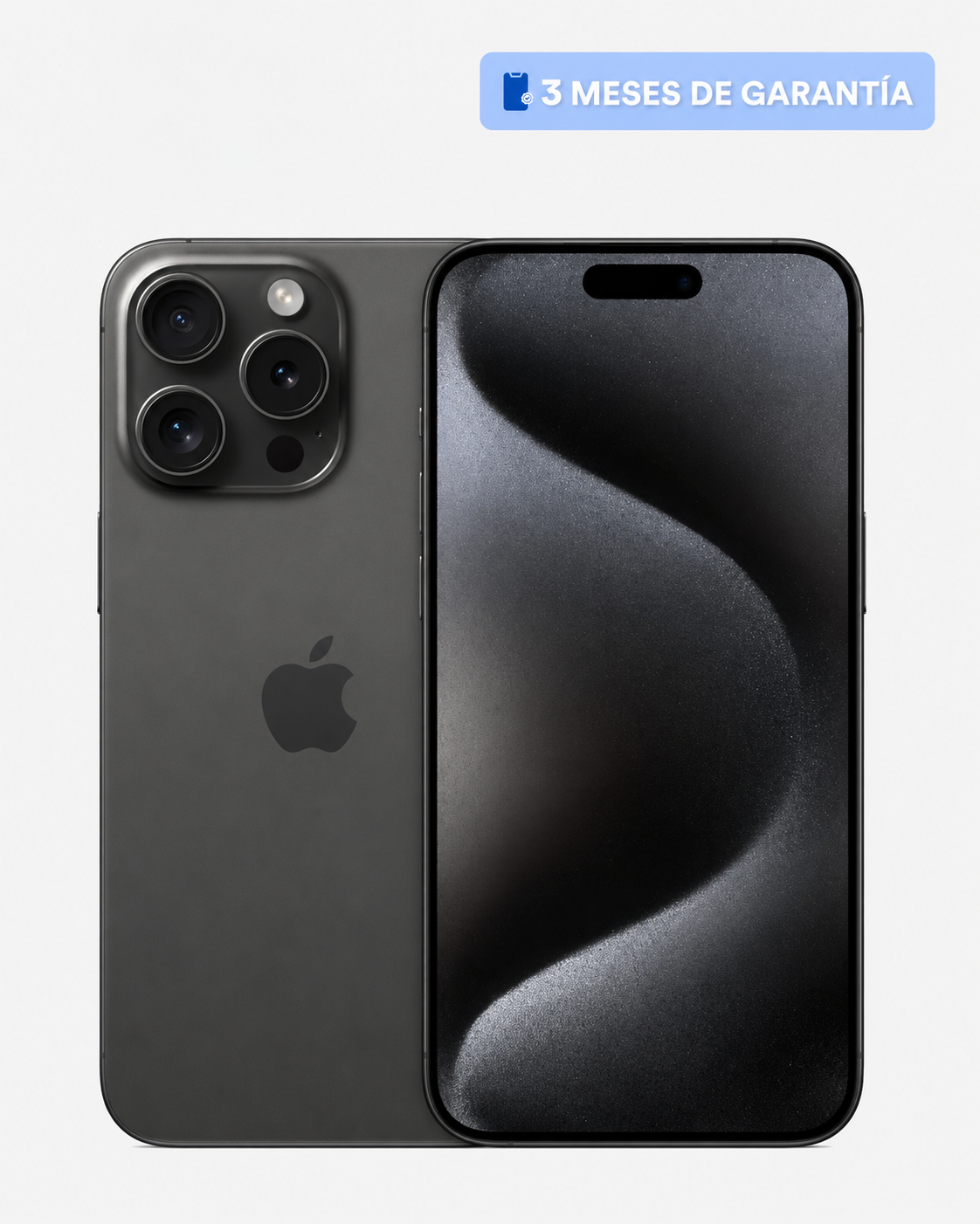 Celular reacondicionado Apple iPhone 15 Pro 128 GB Negro Grado A e-sim