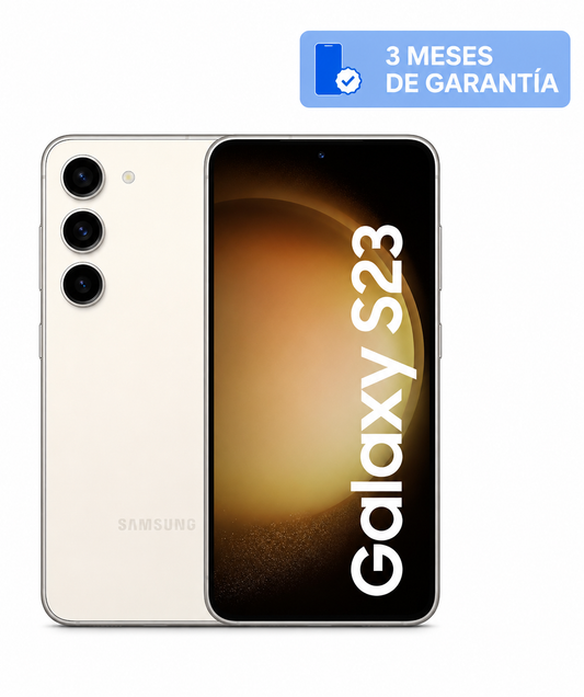 Celular reacondicionado Samsung Galaxy S23 FE 256 GB Crema Grado A e-sim