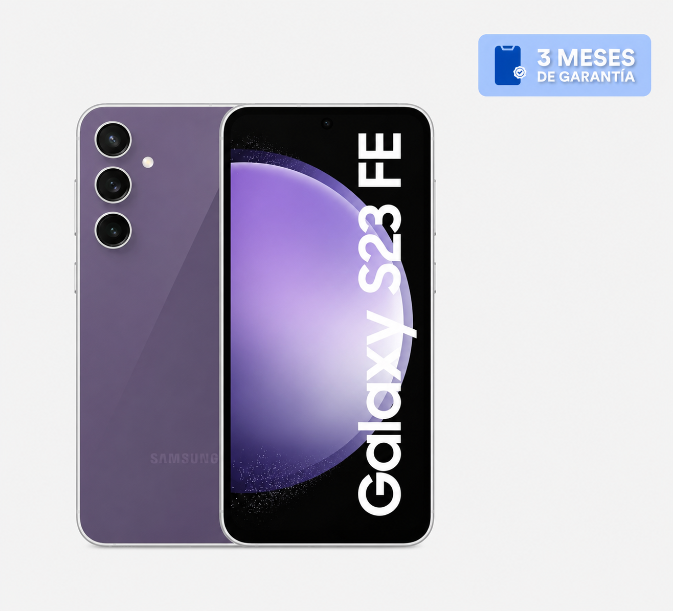 Celular reacondicionado Samsung Galaxy S23 FE 256 GB Morado Grado A e-sim