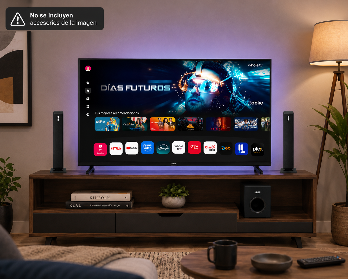Combo 2 Pantallas Smart TV GHIA 40” y 50”