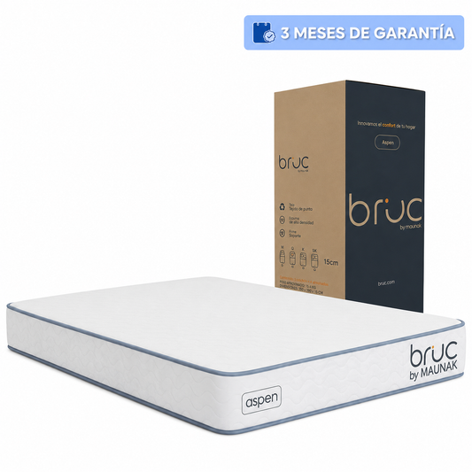 Colchón Matrimonial Bruc Aspen Confort Plus – Máxima Comodidad y Durabilidad