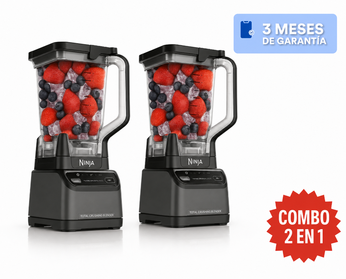 Licuadora Ninja Smoothie IQ Jarra 72 oz Auto-iQ paquete de 2