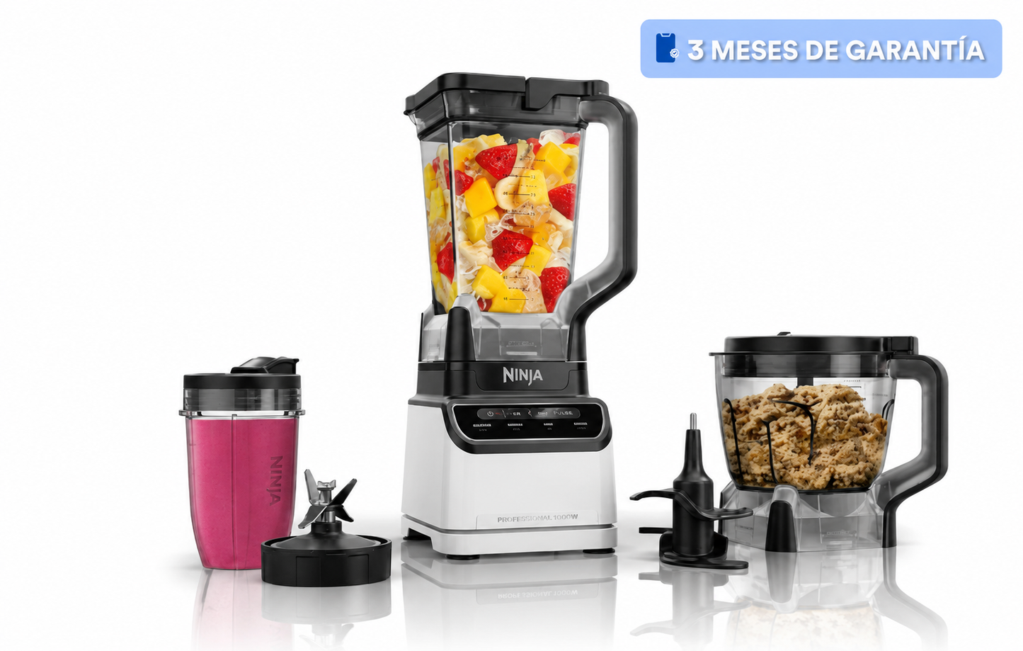 Licuadora Ninja Profesional 4 velocidades 1200W Sistema IQ