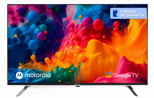 Pantalla SMART TV 32" Motorola DLED 720p 60Hz Google TV, Bluetooth y Google Assistant