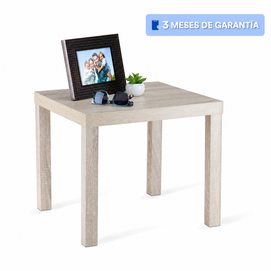 Mesa Auxiliar Basic Multiusos Cocina Recámara Minimalista Color Beige
