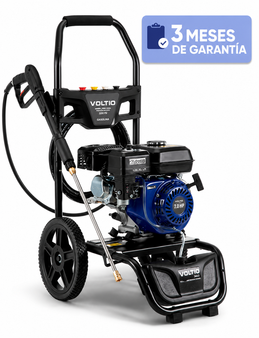 Hidrolavadora a Gasolina 2600 PSI | Motor 7 HP | Bomba de Aluminio