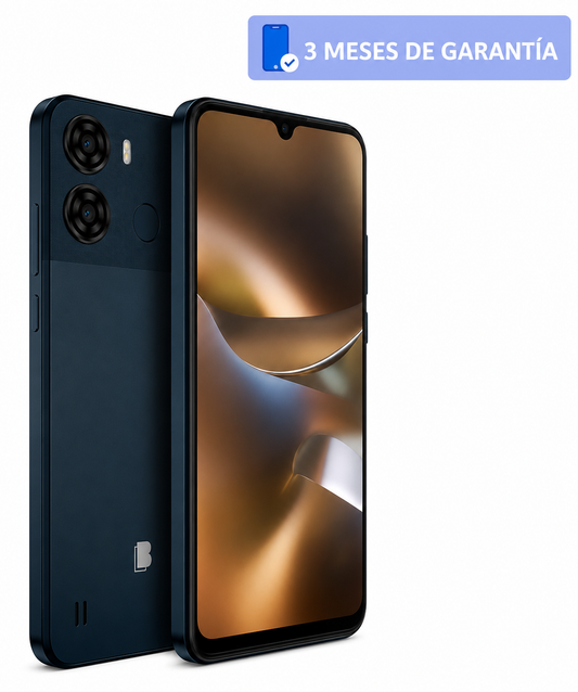 Teléfono Celular BLU K2 6.9", 64 GB, 8GB RAM (4+4), Negro