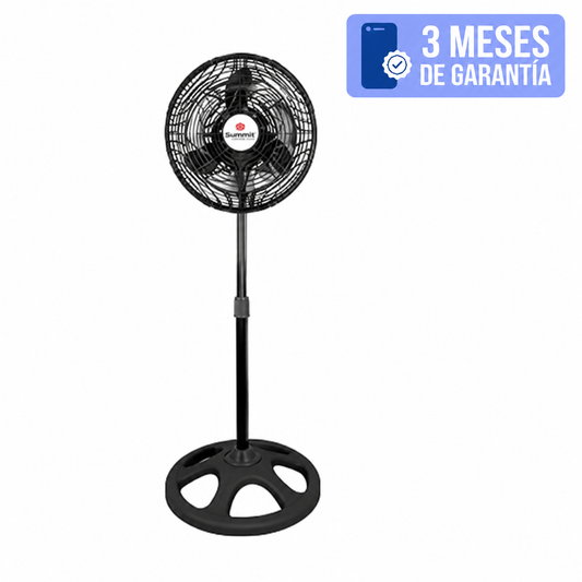 Ventilador Pedestal Cuory Snvp10n 10 PuLG 3 Aspas