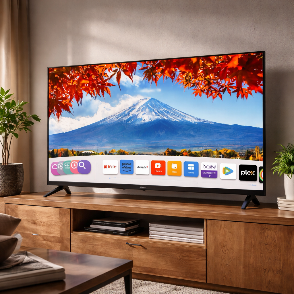 Television GHIA Smart TV 43″ Full HD Sistema Whale OS Color Negro