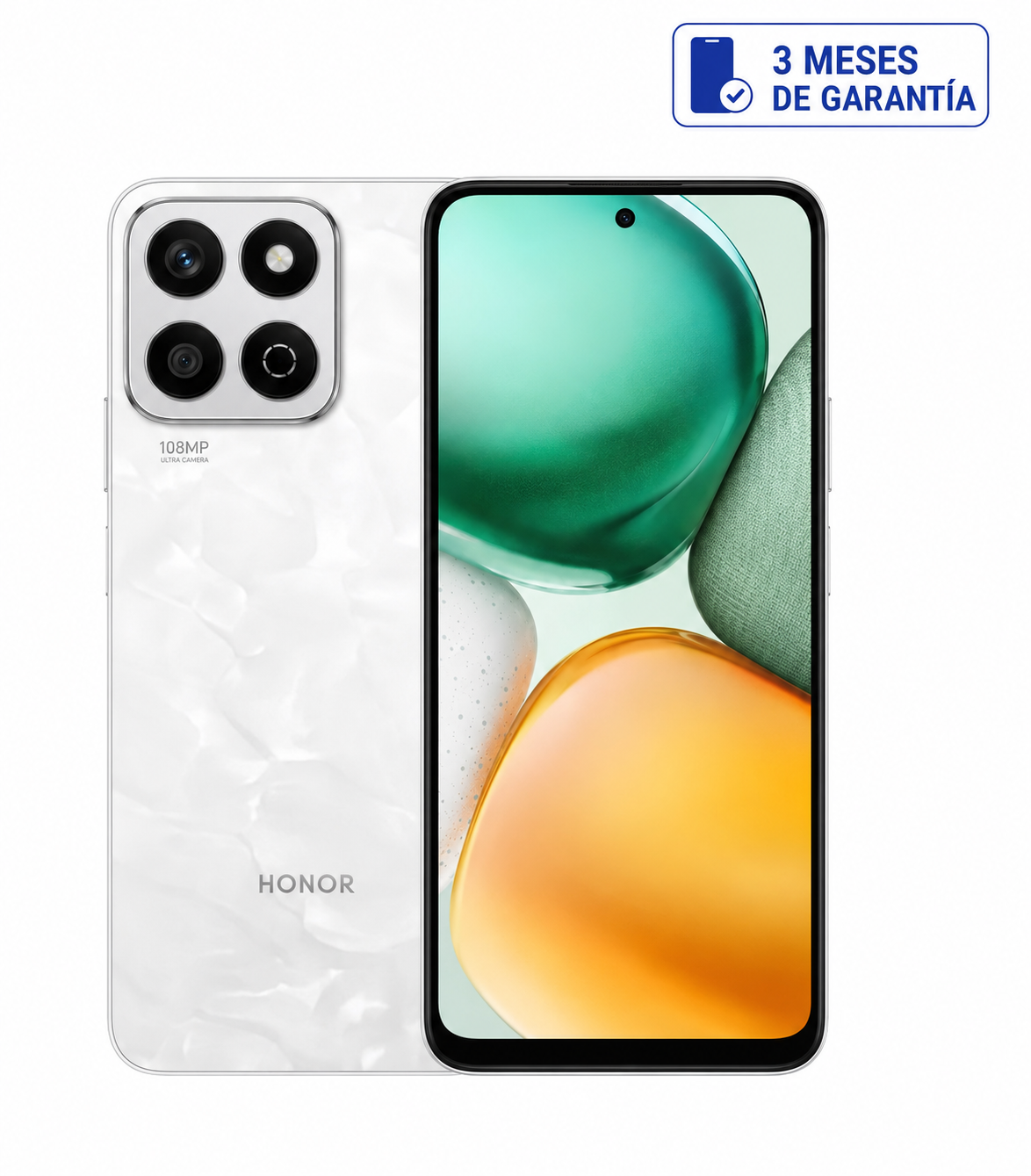 Teléfono Celular Honor Play 9T 6.7″ Dual SIM, 256GB, 8GB RAM, Blanco