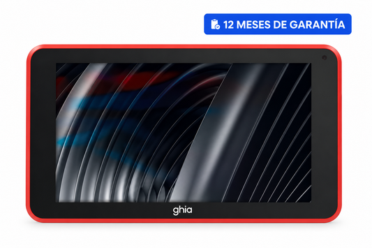 Tablet 7″ GHIA 2GB RAM / 32GB Almacenamiento Color Rojo