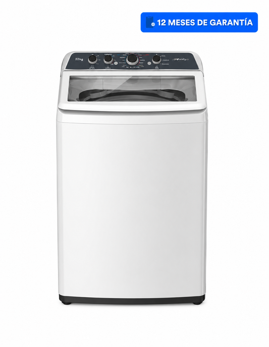 Lavadora Mirage Automática 22 kg, Tina de Acero Inoxidable, Carga Superior